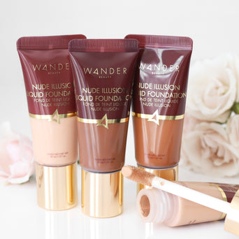 wander beauty nude illusion liquid foundation