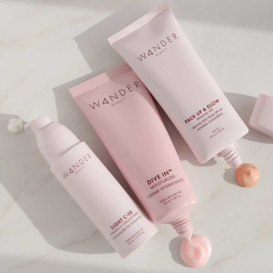wander beauty skincare products