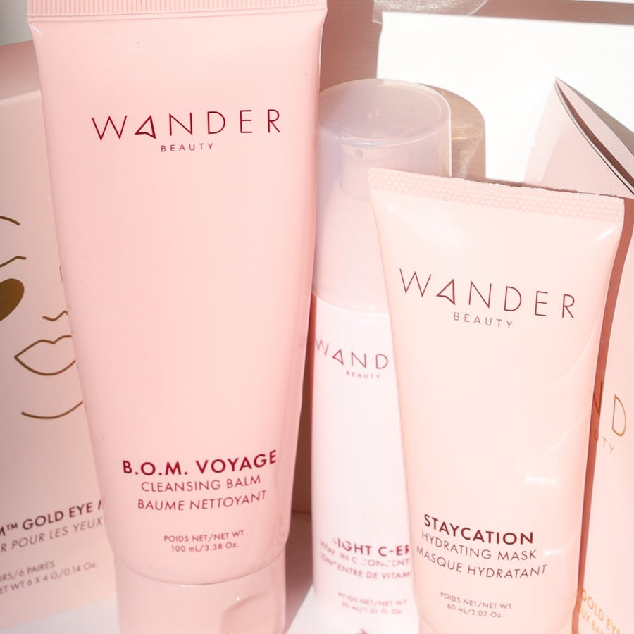 Wander Beauty Skin Care Products - Staycation & B.O.M Voyage